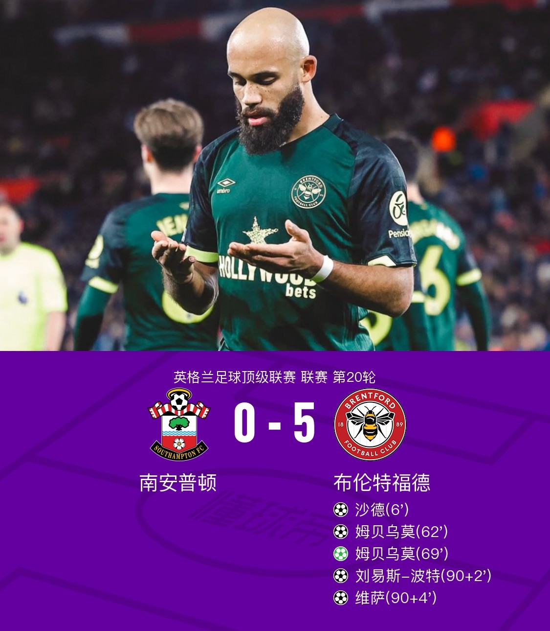 南安普顿客场获胜欧战梦想不灭