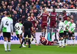 利物浦客场击败西汉姆，重回胜利轨道