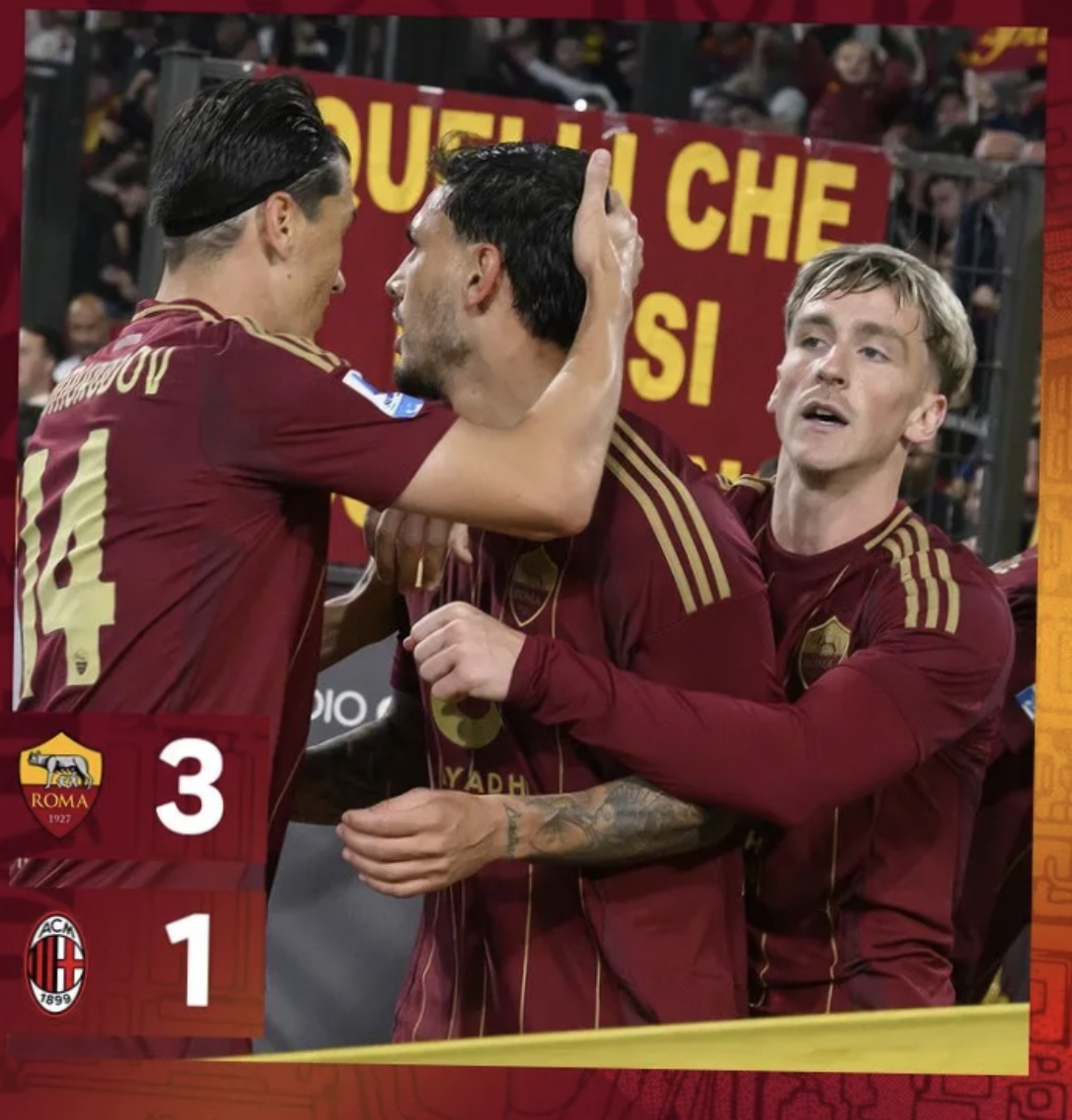 罗马客场大胜，豪取联赛两连胜