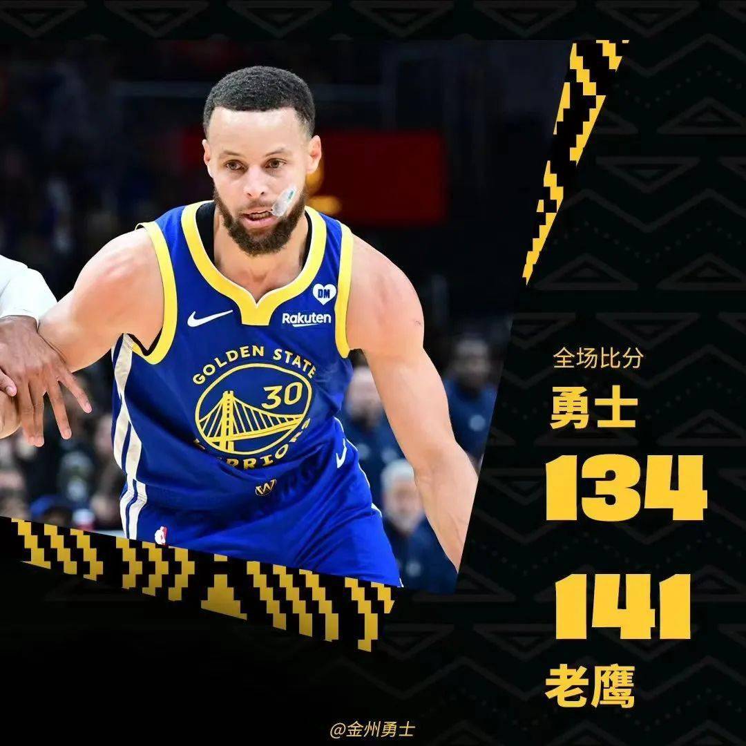 勇士再胜老鹰，取得九连胜