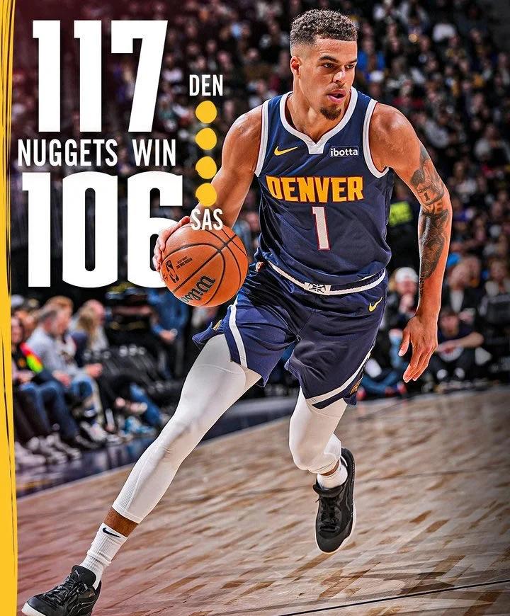 掘金大胜马刺,哈里斯成为MVP 掘金大胜马刺,哈里斯成为MVP