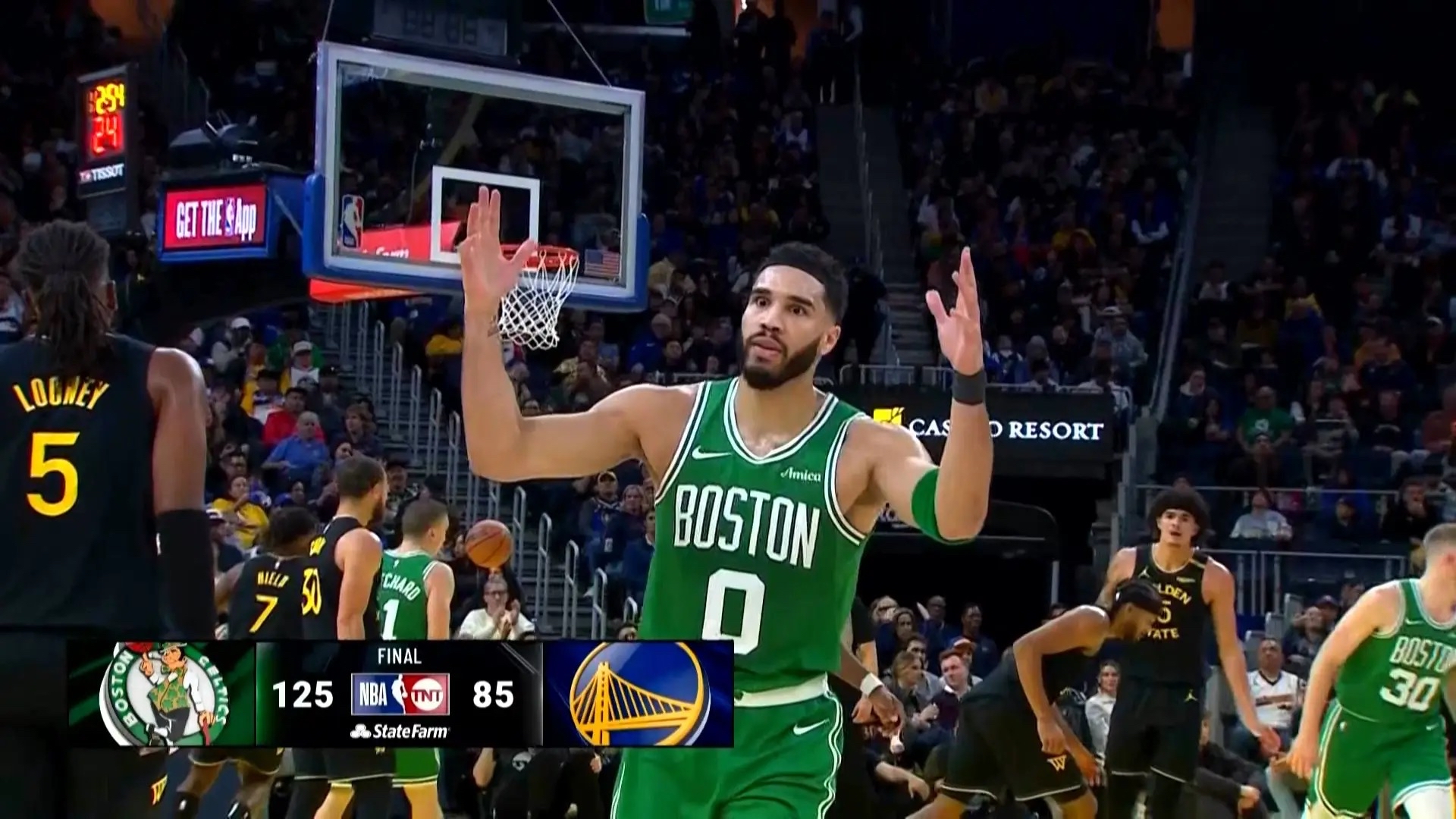 勇士击败凯尔特人，实现三连胜